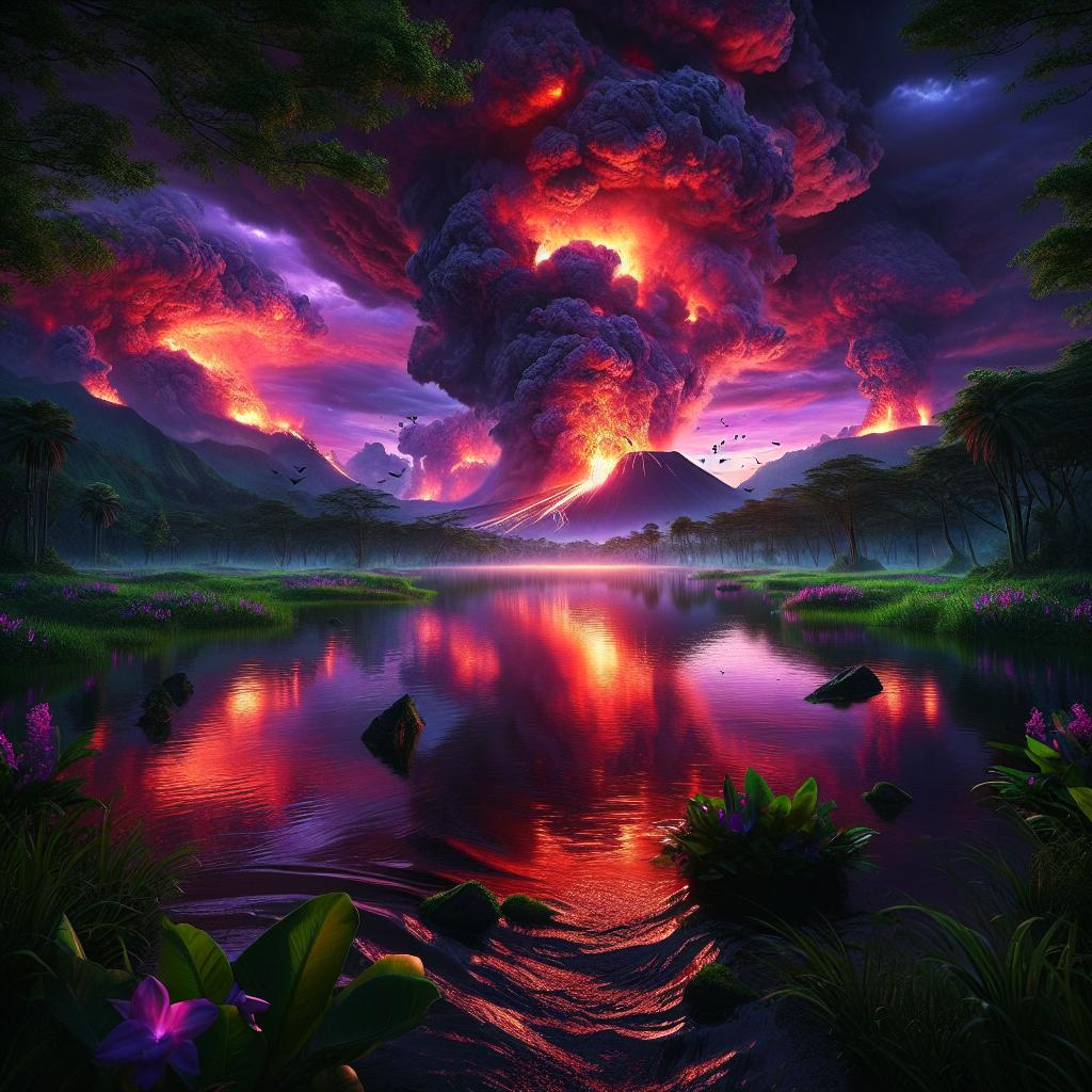 Volcanic Twilight Symphony