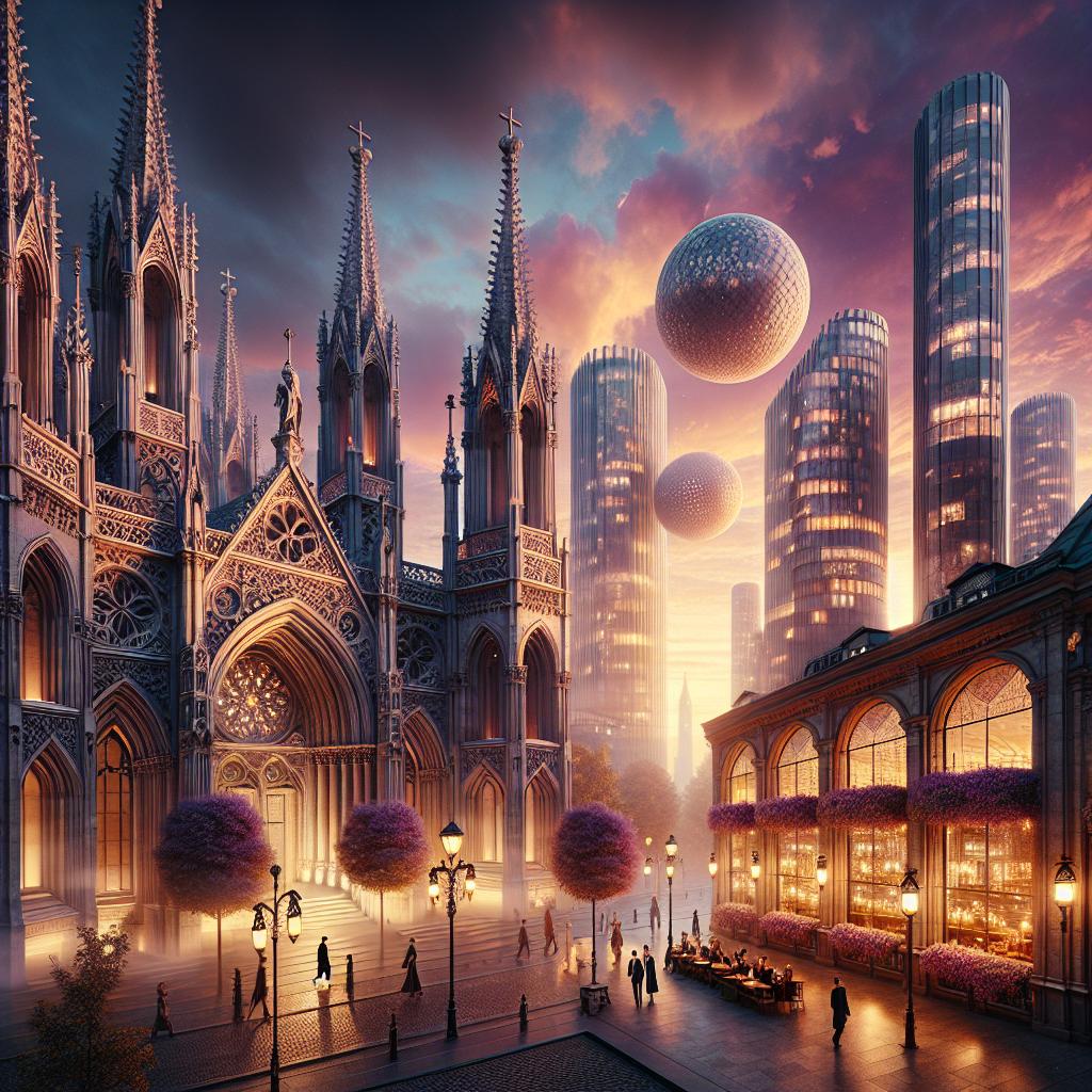 Gothic Metropolis at Twilight