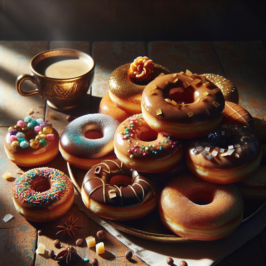 Glistening Glaze: A Donut Delight