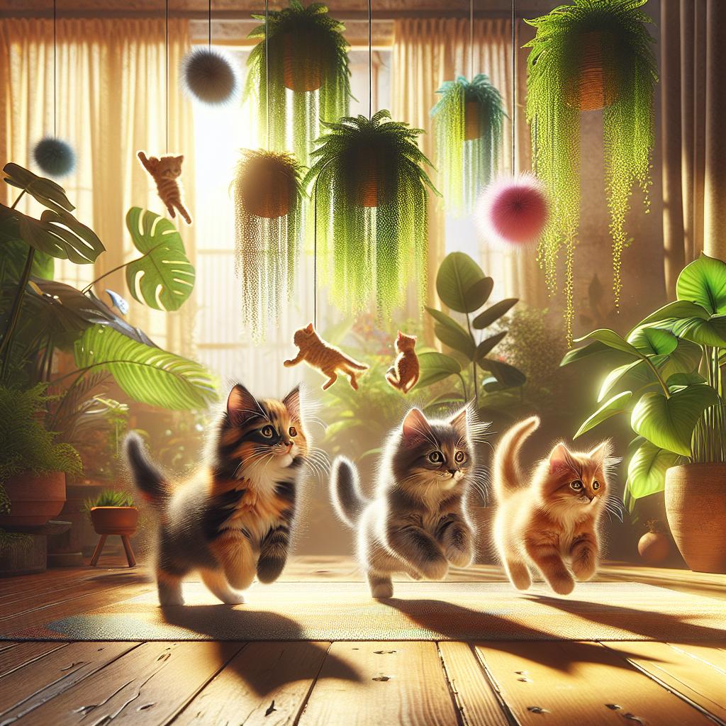 Serene Sanctuary of Fluffy Kittens